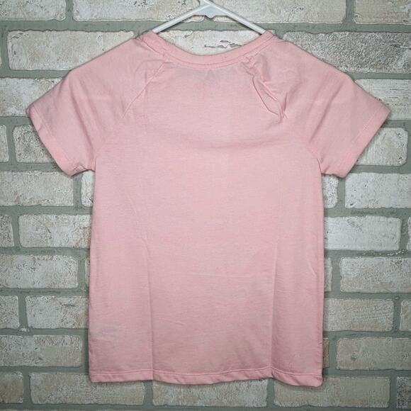 Girls 7/8 Pink Tshirt with Sequin Heart Detailing Cat & Jack - Picture 5 of 6